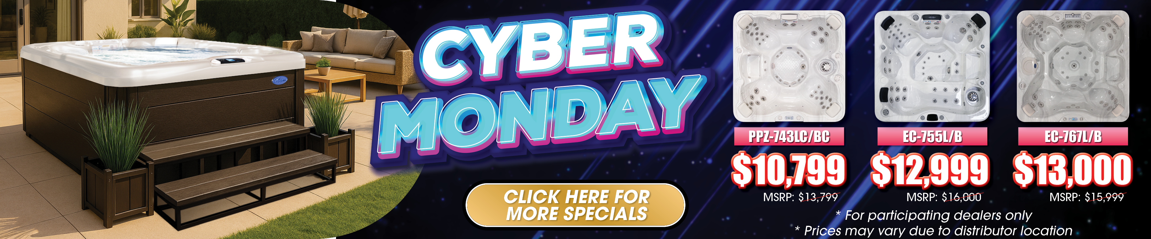 Calspas hot tub being used in a family setting - Longmont